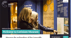 Desktop Screenshot of coriniummuseum.org