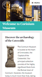 Mobile Screenshot of coriniummuseum.org